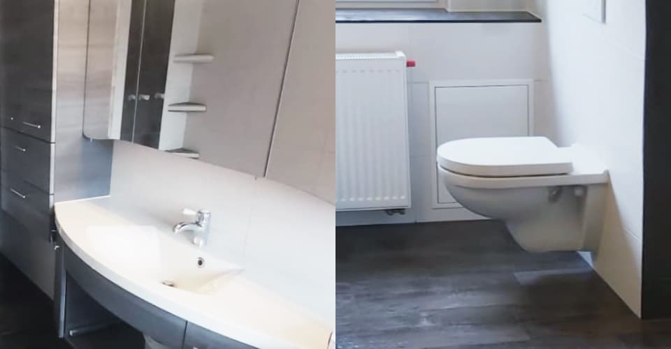 Privates Badezimmer anch Modernisierung